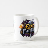 Epische Fantasy Liefhebber Koffiemok (Voorkant rechts)
