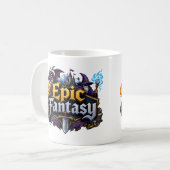 Epische Fantasy Liefhebber Koffiemok (Voorkant links)