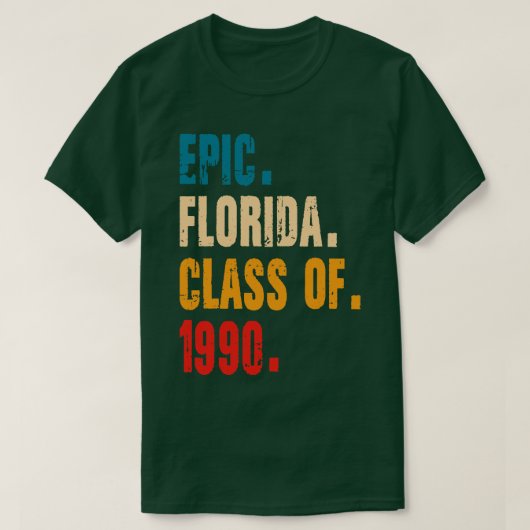 EPISCHE FLORIDA KLASSE VAN 1990 T-SHIRT (Design voorkant)