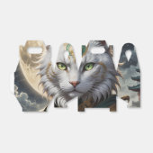 Epische gepantserde kattenkrijger bedankdoosjes (Uitgevouwen)