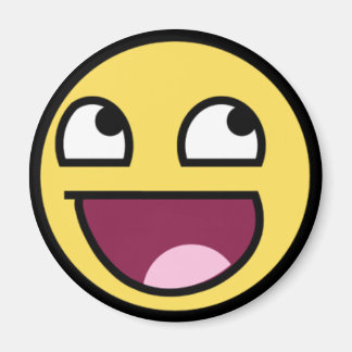 Epische gezichtsmagneet magneet