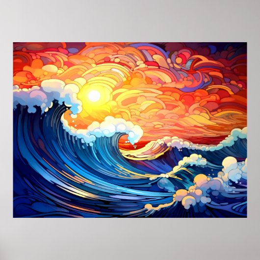 Epische golven 4 poster (Voorkant)