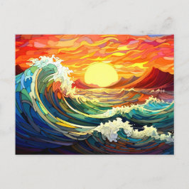 Epische golven 7 briefkaart