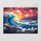 epische golven 9 briefkaart (Voorkant)