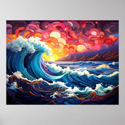 epische golven 9 poster (Voorkant)