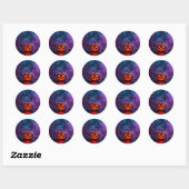 Epische Halloween sticker set Geesten, Pompoenen & (Vel)