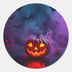 Epische Halloween sticker set Geesten, Pompoenen &