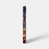 Epische hemelse slagveld illustratie iPhone hoesje (Linkerkant)