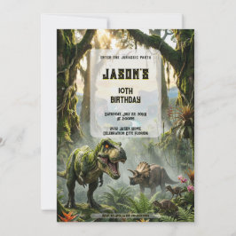 Epische Jurassische T-Rex Jungle Brul Avontuur Ver Kaart