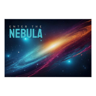 Epische Kosmische Supernova Abstracte Ruimte Perfect Poster
