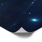 Epische Kosmische Supernova Neon Ruimte Kunst Poster (Hoek)