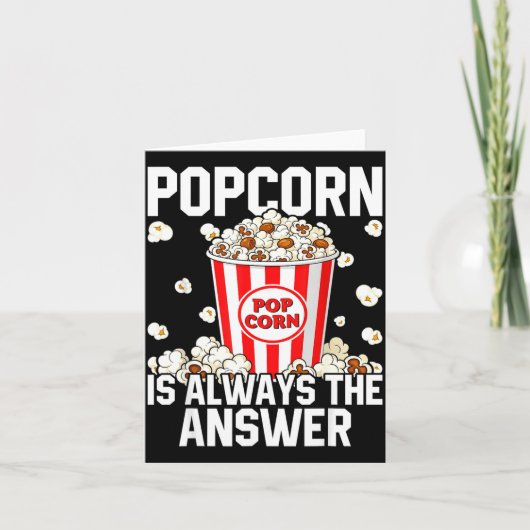 Epische kostuum popcornliefhebber maïs pop kaart (Voorkant)