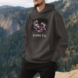 Epische Kung Fu Siamese Kittens Vechtkunst Grafisc Hoodie