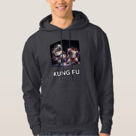 Epische Kung Fu Siamese Kittens Vechtkunst Grafisc Hoodie