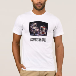 Epische Kung Fu Siamese Kittens Vechtkunst Grafisc T-shirt