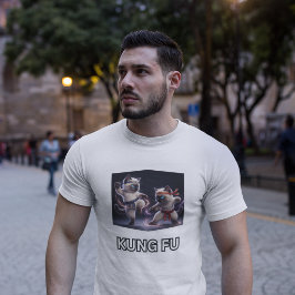 Epische Kung Fu Siamese Kittens Vechtkunst Grafisc T-shirt