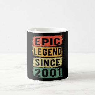 Epische Legende Sinds 2001 Vintage 2001 Verjaardag Koffiemok