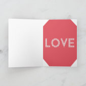 epische liefde feestdagen kaart (Binnen)