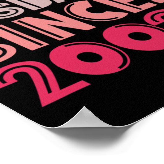 Epische man sinds 2002 20ste bruiloft Jubileum R Poster (Hoek)