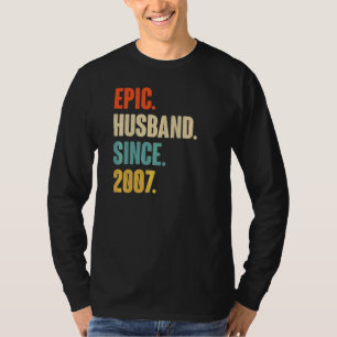 epische man sinds 2007 15e bruiloft anime t-shirt