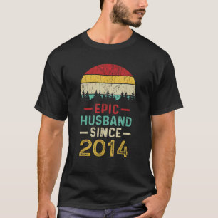 Epische man sinds 2014 koppel 9e jaar bruiloft An T-shirt