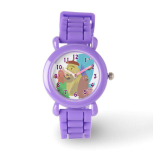 Epische Monster Vrienden Schepsel Karakter Cartoon Horloge