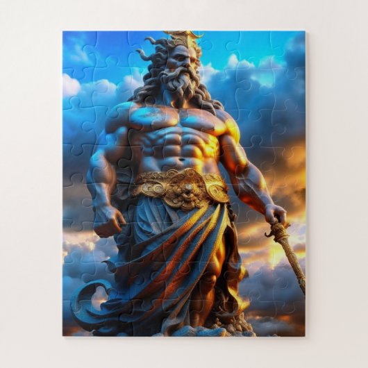 Epische mythische krijgerkunst legpuzzel (Verticaal)