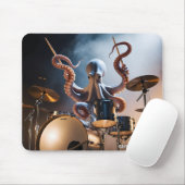 Epische Octopusdrummer Muismat (Met muis)