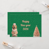 Epische Oud en Nieuw Feest Kaart 2026 (Voorkant / Achterkant in situ)