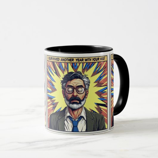 Epische overleving van de opvoeder mok (Voorkant rechts)