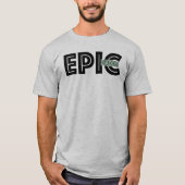 Epische Papa Vaderdag Heren Grijs T-shirt (Voorkant)
