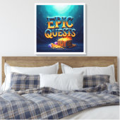 epische quests canvas afdruk (Insitu (Slaapkamer))