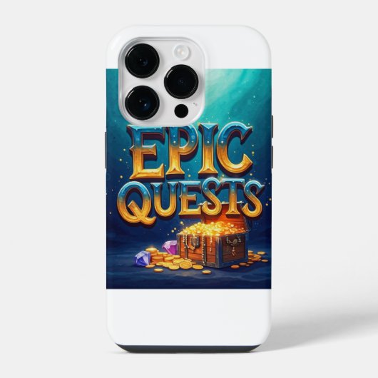 epische quests iPhone hoesje (Achterkant)