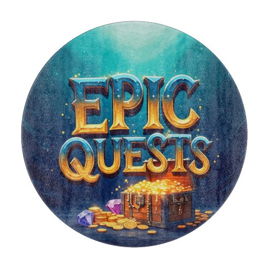 epische quests snijplank (Voorkant)