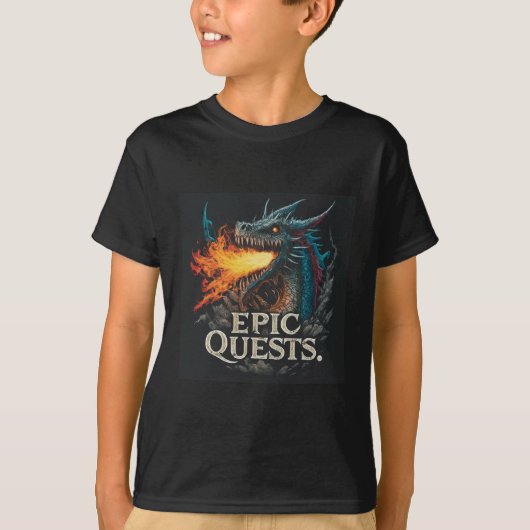 Epische quests t-shirt (Voorkant)