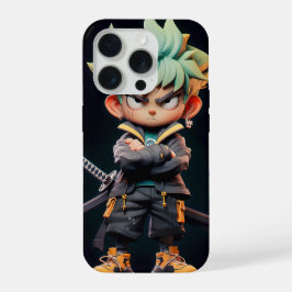 Epische Roronoa Zoro Chibi Editie iPhone 15 Pro Case