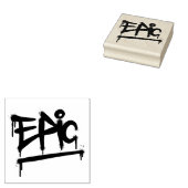 Epische rubberen stempel (Gestempeld)