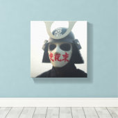 epische samoerai canvas afdruk (Insitu (Houten vloer))
