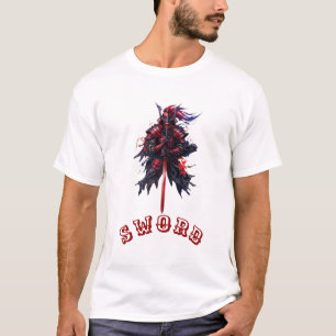 Epische Samurai-krijger Artistieke Grafiek  T-shirt