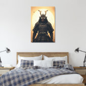 Epische Samurai Krijger Japanse Pantser Canvas Afdruk (Insitu (Slaapkamer))