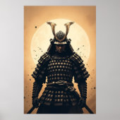 Epische Samurai Krijger Japanse Pantser Poster (Voorkant)