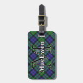 Epische Schotland Clan MacEwen Tartan Bagagelabel (Voorkant verticaal)