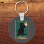 Epische servetten kattenkont dame sleutelhanger (Voorkant)