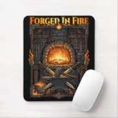 Epische Smidse Forge Aambeeld & Zwaarden Fantasie Muismat (Met muis)