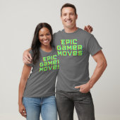 Epische spelbewegingen gamen grappig t-shirt (Unisex)