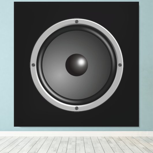 epische spreker canvas afdruk (Insitu (Houten vloer))