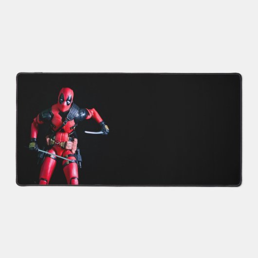 Epische superheld Speelgoed-fotografie Bureaumat (Voorkant)