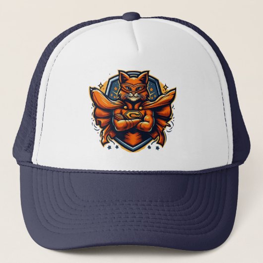 Epische Superkat Trucker Pet (Voorkant)