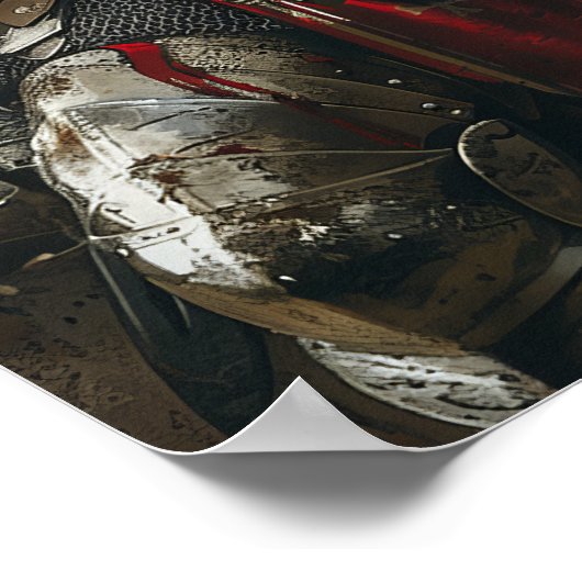 Epische Tempelierridders - Hyper Realistisch Poste Poster (Hoek)