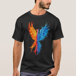 Epische Vuur en Ijs Fenix Fantasie T-shirt